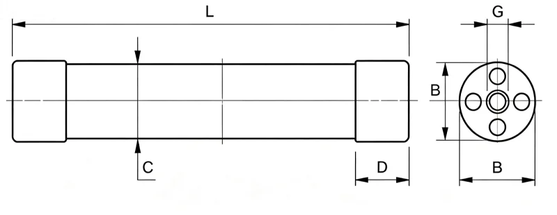 Габариты серии HVR-PFS